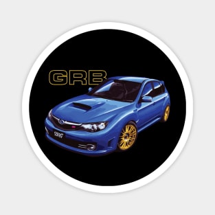 JDM World Rally blue WRC GRB Hatch STI Impreza wrx Magnet